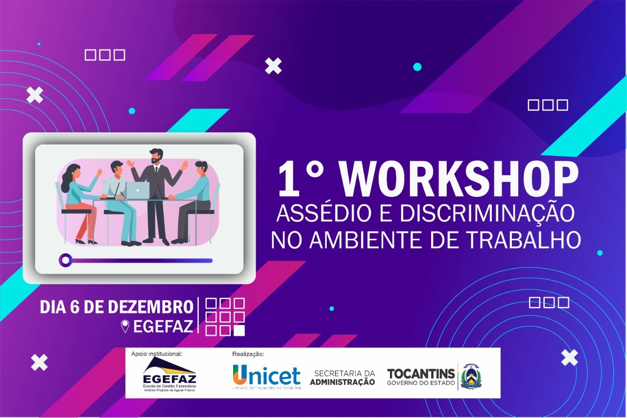 Workshop - Assédio e Discriminação no Ambiente de Trabalho